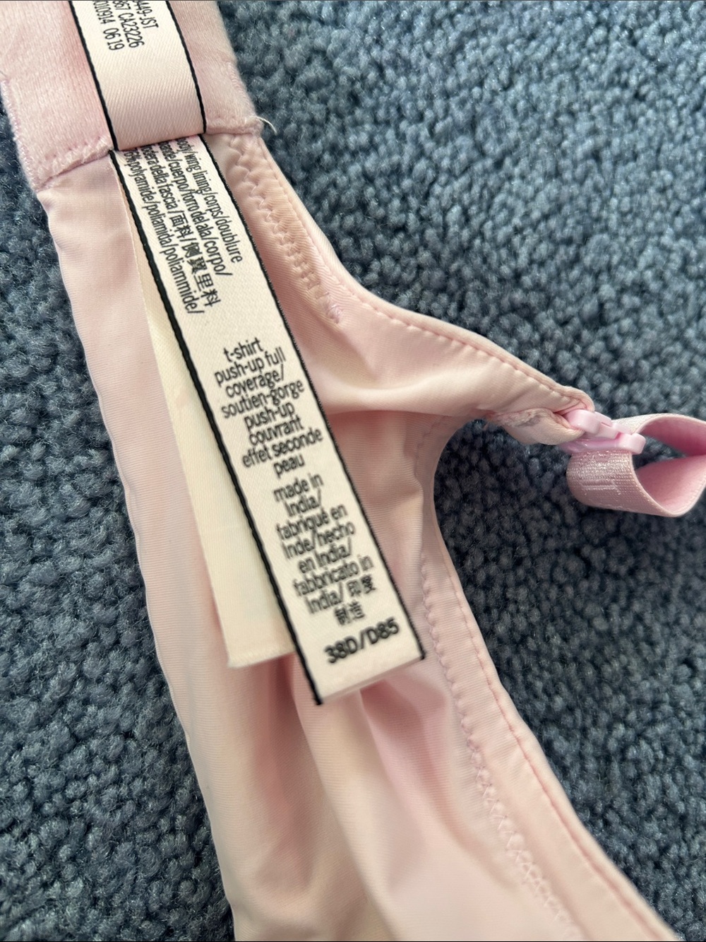 Victoria’s Secret Seamless Pink T-Shirt Push Up Bra - 38D - Picture 4 of 8